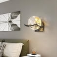 thumbnail image 4 of Accesorios de decoración de luz de pared moderna Lámpara de aplique de exterior montada en la pared Negro Zulema Luz de pared, 4 of 8
