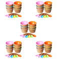 thumbnail image 1 of 30Pcs Ice Cream Bowl Set Different Color Ice Cream Spoon Bowl Tableware Set Children Bowl, 1 of 7