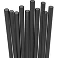 thumbnail image 5 of 10 Short  Hard Blue Plastic Drinking Straws, Medium Width + Sturdy Cleaning Brush - for , Small Cups,  Drinks - Dishwasher Safe, 5 of 6