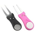 thumbnail image 6 of TABLZONE Professional Golf Divot Repair Tool Set, 2-Pack Assorted Colors, ABS Aluminum for Golf Course Use, 6 of 8