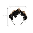 thumbnail image 4 of Yokua Skull Headband Halloween Tiaras Crowns Mary Halo Crown Headband For Girls, 4 of 18