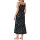 thumbnail image 3 of INSPIRAR CHIC Vestido de Noche Sin Mangas con Tirantes Espagueti Cuello Redondo Primavera Verano M Negro Estrella Luna, 3 of 6
