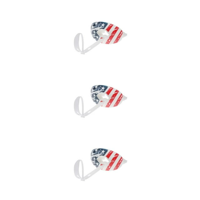 Youkk Mouthguards For All Durability And Fit For Any Mouth Shape Tooth Braces Mouth Guard Unique USA Flag 3Set