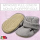 thumbnail image 2 of Pantuflas Térmicas Envuelven Fruit of the Loom Gris Cuadros para Bebés 6-12 Meses, 2 of 5