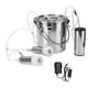 thumbnail image 1 of Juego De Ordeño De Cabra De Acero Inoxidable, Kit De Ordeño De Vaca De 5 L, Kit De Ordeño De Cabra De 5 L, Para Rancho Para Suministros De Manejo De Ganado De Granja, EOTVIA Cow Milking Kit, 1 of 8