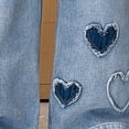 thumbnail image 5 of KVPLBQFD Girl Jeans Size 7-8 Trendy Jeans Wide Legged Pants High Waisted Pants Size 7 Girls Clothes 24 Months Girls Comfy Clothes, Blue 8-9 Years, 5 of 9