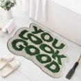 thumbnail image 6 of Washranp Floor Carpet,Super Absorbent Non-Slip 3D Stereo Flocked Letter Pattern Door Rug Quick-drying Cushions for Home Decor, 6 of 6