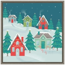 Amanti Art Falala IV Framed Canvas Wall Art Print