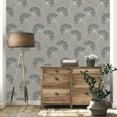 thumbnail image 4 of Miya Grey Ginkgo Wallpaper, 4 of 5