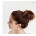 thumbnail image 2 of Juego de peines laterales para el pelo francés, peine giratorio de plástico con pinza para el pelo, accesorios, peine para velo de novia para niñas y mujeres, 2 of 3