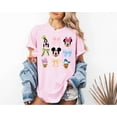 thumbnail image 2 of Comfort Colors Mickey Friends Tee| Minnie Bow Coquette| Womens Disneyworld T-shirt| Bow Pluto Daisy Donald Shirt| Cute Disney Top Shirt, 2 of 4