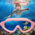 thumbnail image 2 of 1 Uds gafas de natación gran angular, protección UV transparente antivaho impermeable visión ajustable de 180 grados oso de fresa Electrónica, 2 of 5