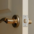 thumbnail image 4 of 2 Sets Door Latch Strike Plates Deadbolt Covers Stainless Steel Door Reinforcement Kit, 4 of 9