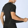 thumbnail image 4 of White T Shirts for Men Men's T-Shirts Men's Compression Shirts Short Sleeve Athletic Workout Shirt Rash Guard Base Layer Running Gym Undershirt Gear, 4 of 9