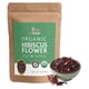 thumbnail image 1 of Flores de hibisco orgánicas Jiva Organics, 454 g, a granel, 100% puras, 1 of 9