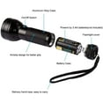 thumbnail image 2 of Ultraviolet Flashlight Blacklight, 51 LED 395 nM Handheld Portable Black light Pet Urine and Stain Detector Flashlights, 2 of 7