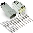 thumbnail image 1 of Molex Light Grey 8 Pin Wire Connector, Harley Waterproof, Sealed Kit, MX150, 1 of 7