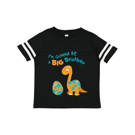 

Inktastic I m Gonna Be a Big Brother Dino Gift Toddler Boy Girl T-Shirt