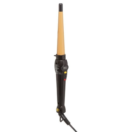 CHI Air Tourmaline Ceramic 1/2 - 1" Hair Curling Styler Wand, Onyx Black
