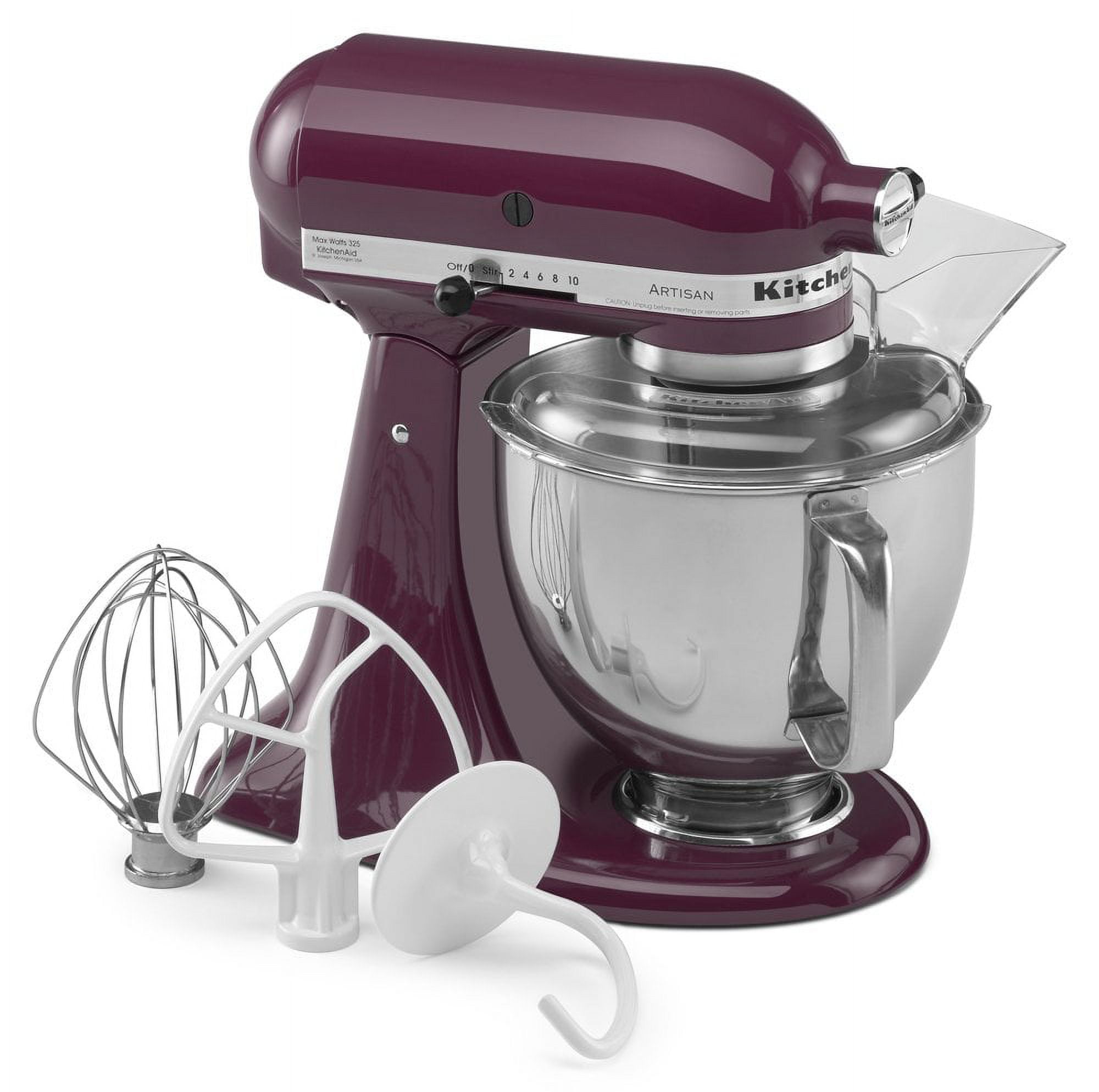  KitchenAid KSM150PSCB Artisan Series 5-Qt. Stand Mixer with  Pouring Shield - Cranberry: Electric Stand Mixers: Home & Kitchen