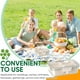 thumbnail image 2 of Organizador de cocina transparente con compartimentos, recipiente hermético apto para alimentos con asa, apto para frigorífico, 2 of 8