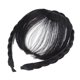 thumbnail image 1 of Flequillo de pelo frontal, extensiones de cabello con flecos, pelucas sintéticas, diadema para mujeres y niñas (negro), 1 of 5