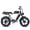 Black, variant on JVV P20 20" Fat Tire Electric Mountain Bike, 750W Motor, 52V 20Ah Battery, 28MPH, 45-Mile Range, Shimano 7-Speed, Front/Rear Suspension