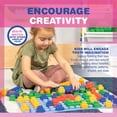 thumbnail image 4 of UNiPLAY Platform Soft Building Blocks — Educational Sensory Stacking Blocks, Learning Toy with Two 11 x 11 Inch Base Plates for Ages 3 Months and Up (88-Piece Set), 4 of 9