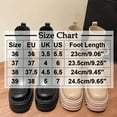 thumbnail image 3 of Bnwani Boots for Women Fashion Thick Strap Versatile Casual Boot Black Size 5.5, 3 of 9