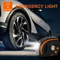thumbnail image 5 of Windek Tire Inflator, 12V Portable Air Compressor, High-Speed 120psi, LED Light, 23.6 in Hose & 118.1 in Cord for Cars, Bikes, Camping (Drivers, Cyclists, Home Use), 5 of 6