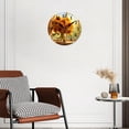 thumbnail image 2 of 12 Inch Wall Clock Battery Operated Silent Clock Decorative for Office, Kitchen, Outdoor, Living Room，Blooming Sunflowers in Vase Oil Chic, 2 of 4