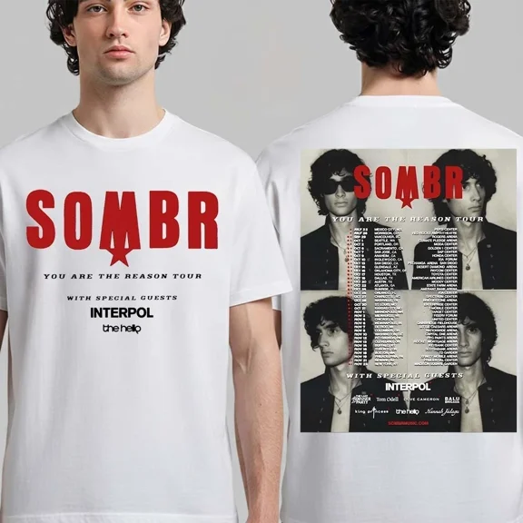 Sombr You Are The Reason Tour 2026 North America T-Shirt