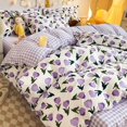thumbnail image 1 of Ins Style Bedding Set Fashion Solid Color Washable Duvet Cover Without Comforter Pillowcases Sheet for Student Soft Home Textile, 1 of 7