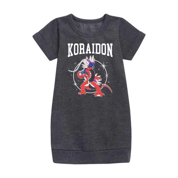 Pokémon - Koraidon Collegiate - Youth Girls Fleece Dress
