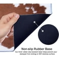 thumbnail image 6 of Extended Mouse Pad, XXL Gaming Mouse Pads, Large Big Mousepad Laptop Computer Keyboard Mat Desk Pad with Non-Slip Base Stitched Edge for Gaming Office, 35.4 x 15.7 inch, Brown Cowhide Print, 6 of 6
