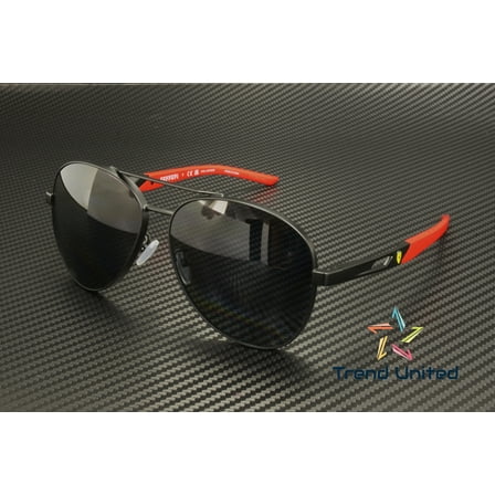 FERRARI SCUDERIA FZ5002D 101 81 Matte Black Dk Grey Polarized 60 mm Sunglasses