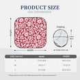 thumbnail image 2 of Kdxio Red Flowers Print 2-Piece Sun Shade Front Windshield - Foldable Car Front Window Sunshades For Most Sedans Suv Truck, 2 of 6