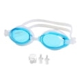 thumbnail image 4 of Gafas de natación Gafas de natación Correa de silicona suave a prueba de fugas Cómodo antivaho Gafas de vista claras ajustables Gafas de natación para Azul claro DYNWAVEMX Gafas de natación, 4 of 8