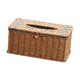 thumbnail image 4 of Caja de pañuelos de papel con cuerda de papel, soporte para papel de seda con tapa y organizador de cuentas para servilletas Estilo D, 4 of 9