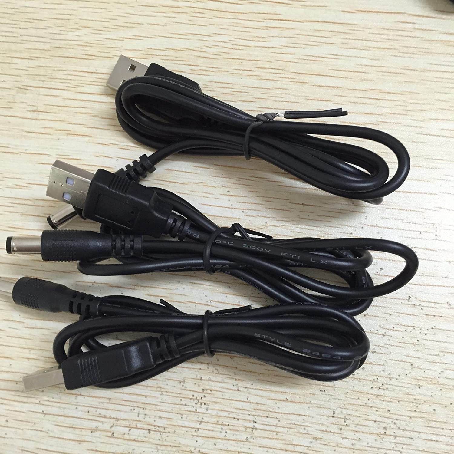 DZYDZR 3pcs USB to 2.5mm Charging Cord