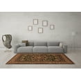 thumbnail image 3 of Ahgly Company Indoor Rectangle Medallion Brown Traditional Area Rugs, 7' x 9', 3 of 4