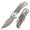 Bronze, variant on Kansept Orion Folding Pocket Knife 3.07" Machine Satin CPM S35VN with CNC Milling Blade,Bronze Anodized and Machine Satin Titanium Handle,K1089B3
