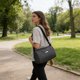thumbnail image 5 of Bolso de nylon para mujer – Bolso ligero de lona para hombros y bandolera con correa ajustable, resistente al agua, con múltiples bolsillos, para el diario y de viaje, 6 colores, 5 of 5