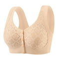 thumbnail image 1 of Seamless Front Closure Bra for Everyday Comfort Lightweight Wireless Bralette with Soft Support and Daily Wear Versatility, 1 of 2