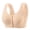 Beige, variant on Bras for Women Wireless Seamless Ice Silk Bralette Front Closure Padded Support Slim Tank Style for Daily Wear & Low-Impact Activities Green XXL