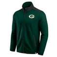 thumbnail image 2 of Men's Darius Rucker Collection by Fanatics Green Green Bay Packers Color Block Polar Fleece Full-Zip Jacket, 2 of 5