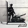 thumbnail image 3 of Shinelab Soldier Metal Bookends Soldier Name Bookend, Army Table Bookshelf Decor 5468, 3 of 3