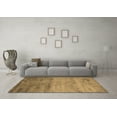 thumbnail image 3 of Ahgly Company Indoor Square Abstract Brown Contemporary Area Rugs, 6' Square, 3 of 4