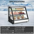 thumbnail image 5 of EastVita Commercial Fridge Display Refrigerator, 4.6 Cu.Ft./130L Countertop Refrigerator Display Case,Cake Display Refrigerator, 5 of 8