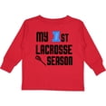 thumbnail image 3 of Inktastic My 1st Lacrosse Season Boys Long Sleeve Toddler T-Shirt, 3 of 5